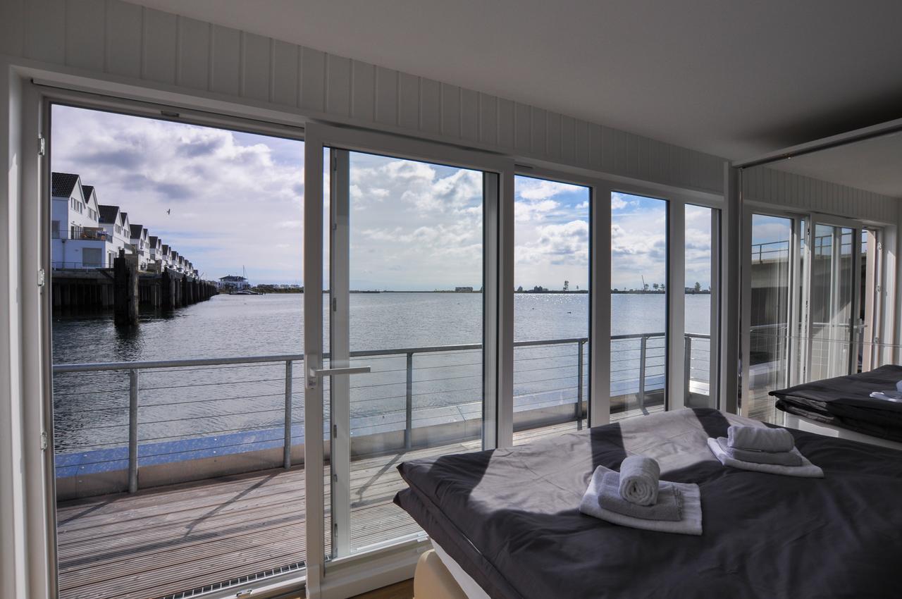 Schwimmendes Haus Hausboot Villa Olpenitz Dış mekan fotoğraf