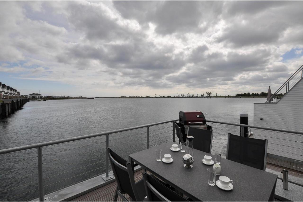 Schwimmendes Haus Hausboot Villa Olpenitz Dış mekan fotoğraf